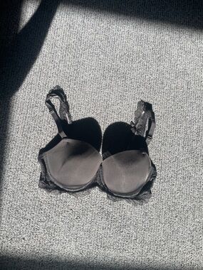 Victorias Secret Everyday Lace Trim Black Bra - Women's Intimates